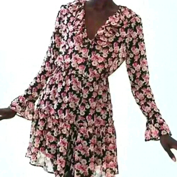 Zara Floral Print Dress  - Picture 1 of 10